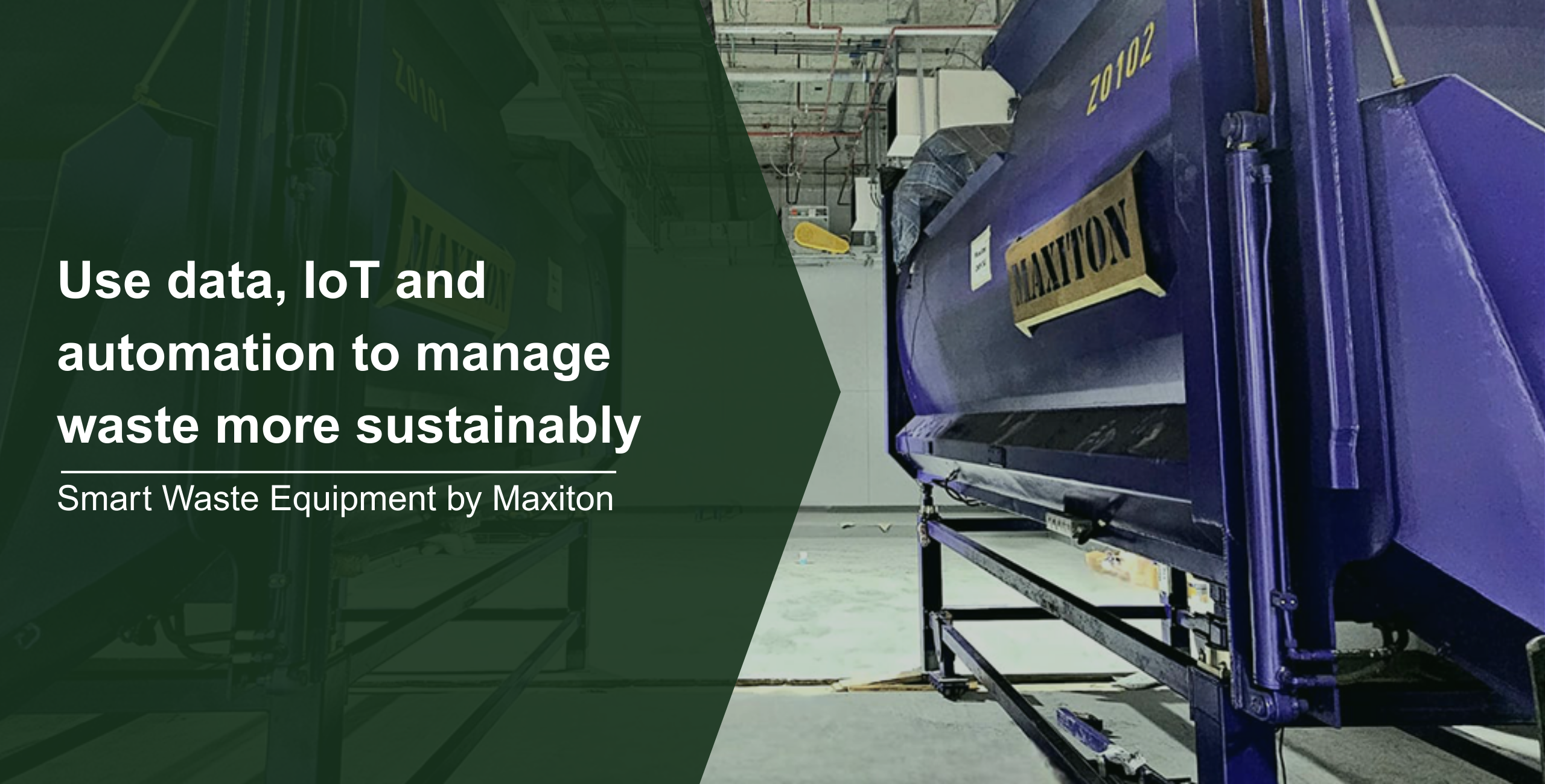 Sustainable Waste Management waste compactor by Maxiton Sustainable Waste Management waste compactor by Maxiton