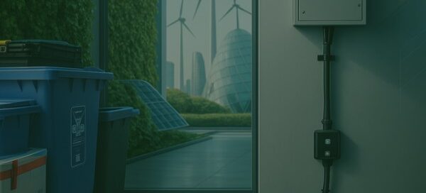 Smart waste recycling weighing platform