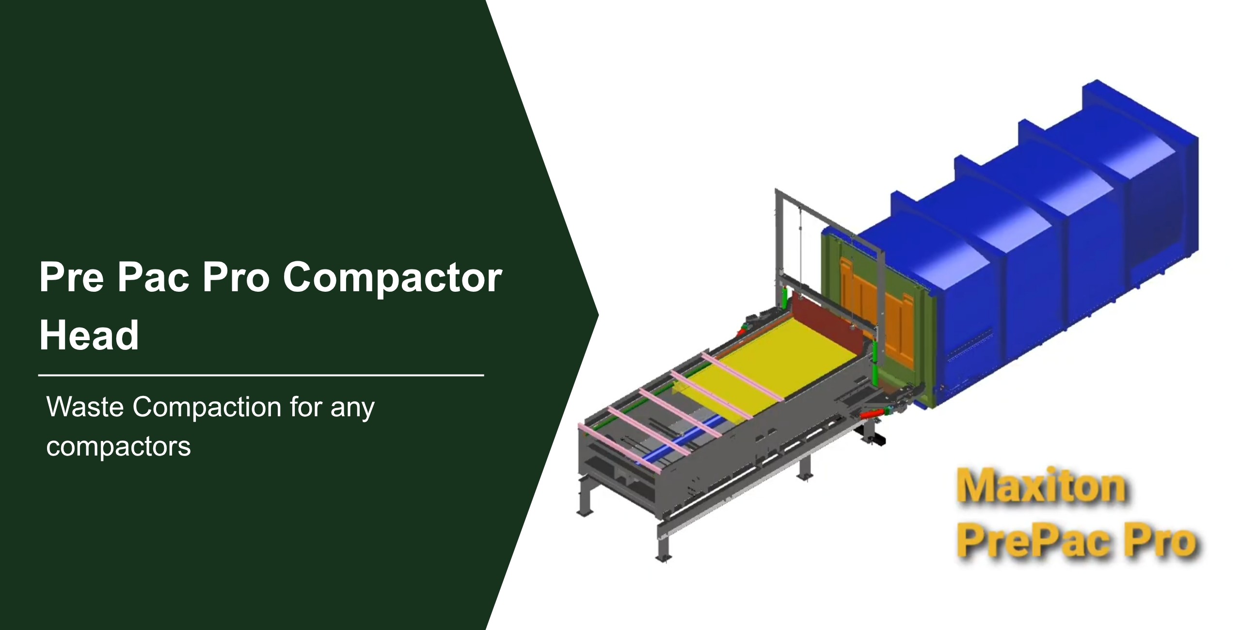 Pre pac pro versatile compaction head for any waste compactors Pre pac pro versatile compaction head for any waste compactors