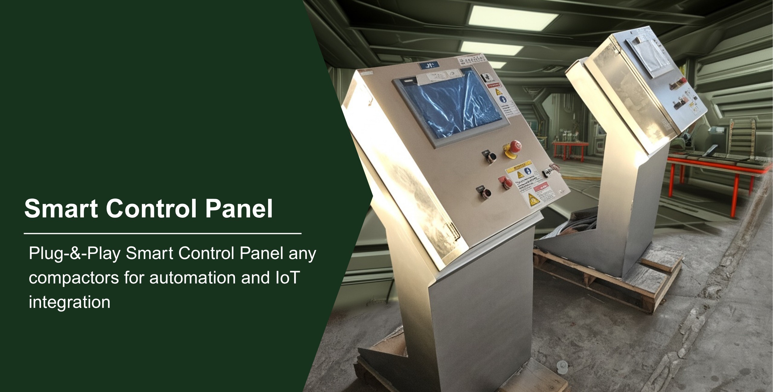 Smart Control Panel for solid waste compactors Smart Control Panel for solid waste compactors