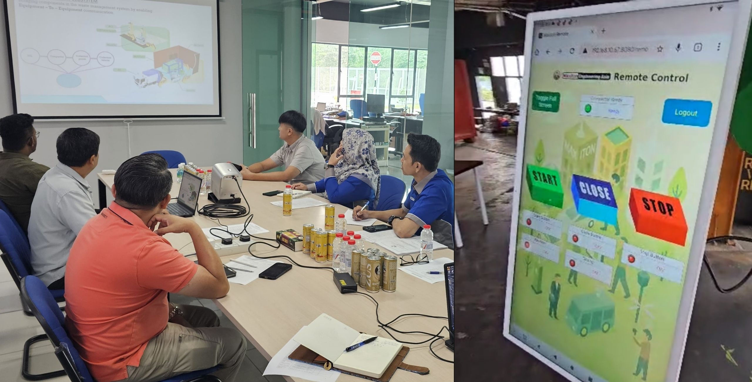 36 Maxiton Smart Compactors tracking system