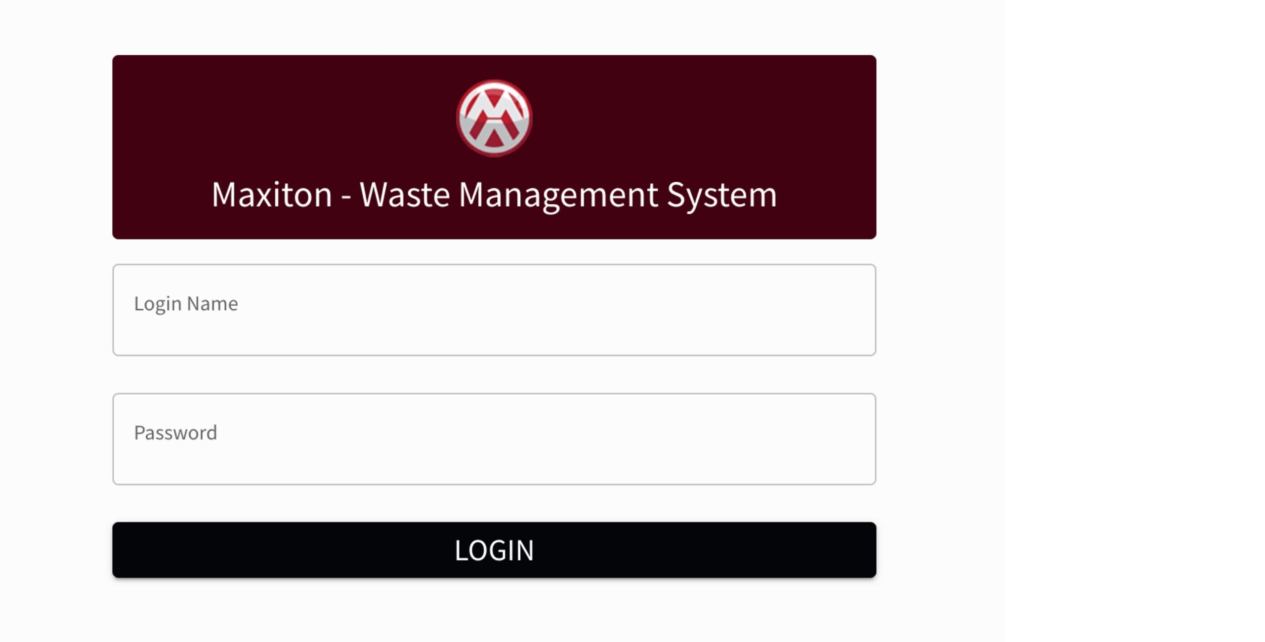 Smart Waste Management log in dashboard Smart Waste Management log in dashboard